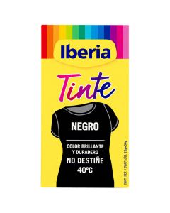 Clothes dye black Iberia 70 g case