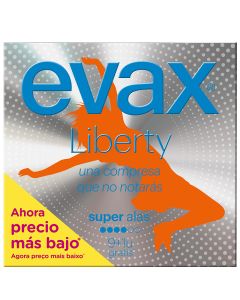 Sanitary pads Evax Liberty super winged 10 units