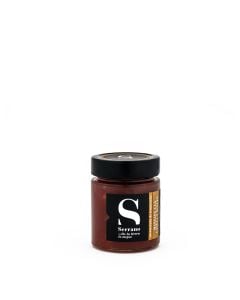Homemade style apple jam Conservas Serrano with cinnamon and nuts 175 g jar