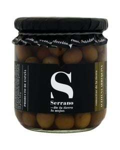 Arbequina olives Conservas Serrano 350 g jar