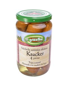 Graefke knacker sausages 4 pcs. jar 660 g