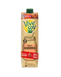 Almond milk Vivesoy natural flavour 1 l brik