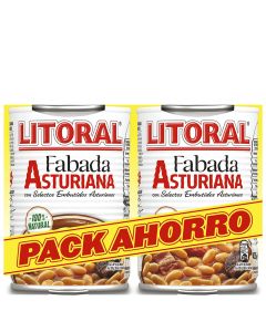 Fabada asturiana Litoral pack 2x420 g tin
