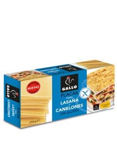 Lasagna/cannelloni gluten-free pasta Gallo 250 g