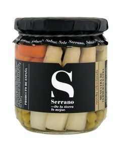 Conservas Serrano Vegetable stew "Menestra" with carrot and peas 360 g jar