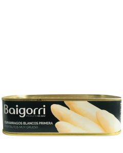 Baigorri D.O. Navarra White asparagus 6/8 pieces very thick 250 g tin
