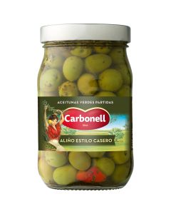 Homemade style green olives Carbonell 450 g jar