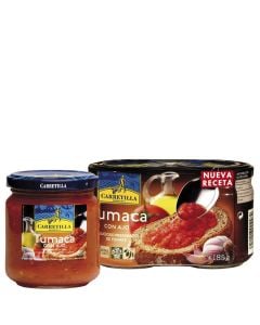 Tumaca with garlic Carretilla 2x185 g jar