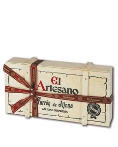Jjijona nougat El Artesano supreme quality wooden trunk 200 g