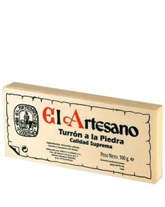 Stoned almond nougat El Artesano supreme quality wooden trunk 300 g