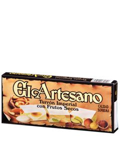 Imperial Nougat with nuts El Artesano supreme quality 200 g tablet