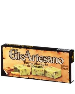 Marzipan with pistachio nougat El Artesano supreme quality 200 g tablet