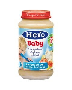 Jar of sole with bechamel cream Hero Baby 235 g