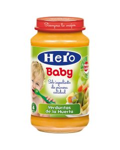 Jar of garden vegetables cream Hero Baby 235 g jar