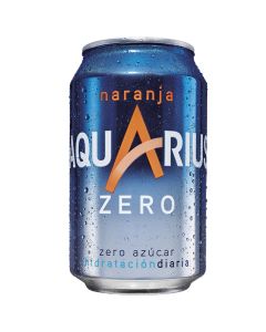 Isotonic drink Aquarius Zero orange 33 cl can