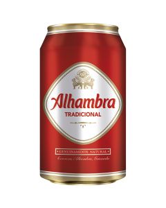Alhambra Tradicional beer 33 cl can