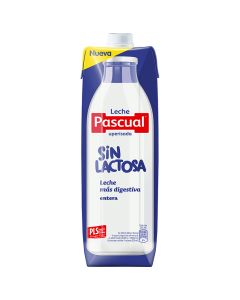 Whole milk lactose Pascual 1 l carton