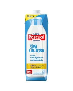 Semi-Skimmed lactose free milk Pascual 1 l brik