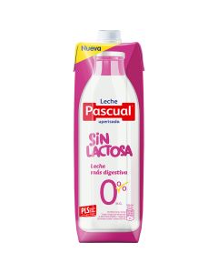 Skimmed milk lactose Pascual 1 l carton