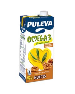 Prepared skimmed milk with omega 3 and nuts Puleva 1 l carton