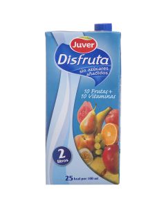 10 Fruits 10 vitamins nectar Juver Disfruta no added sugar 2 l carton