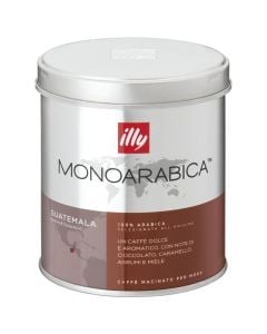 Ground coffee monoarabica Guatemala Illy 125 g tin