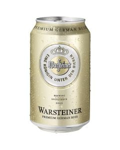 Warsteiner Pilsener beer 33 cl can