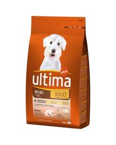 Mini dog food rich in chicken and rice Ultima adult 1.5 kg bag