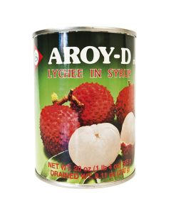 Lychees in syrup Aroy-D 565 g tin