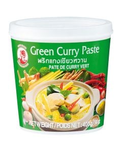 Green curry paste Cock Brand 400 g tin