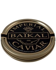 Imperial Baïkal 000 caviar Caviarworld 100 g tin