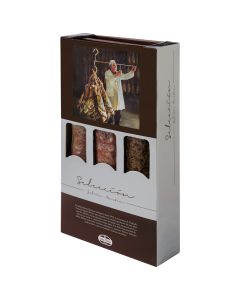 Julián Martín Cebo Chorizo, salchichon and loin set 3 half pieces x 500 g approx.
