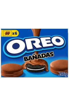 Galletas Oreo cubiertas de chocolate con leche 246 g