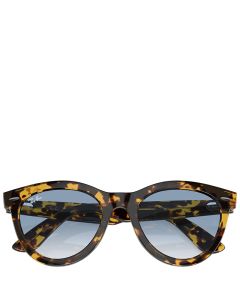 Ray-Ban Wayfarer Way montura havana amarilla lentes azules 51-21 gafas de sol