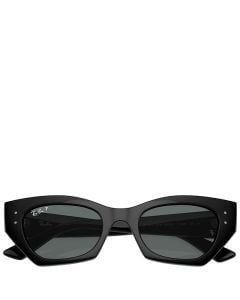 Ray-Ban Zena Bio-based Polarized montura negra lentes grises 49-22 gafas de sol