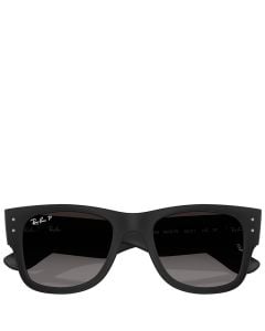 Ray-Ban Mega Wayfarer Liteforce Polarized sand black frame grey lenses 52-21 sunglasses
