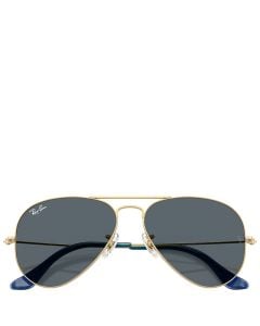 Ray-Ban Aviator Large Metal montura arista dorada blue lenses 58-14 gafas de sol