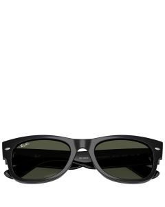 Ray-Ban Mega Wayfarer II montura negra lentes verdes 55-21 gafas de sol