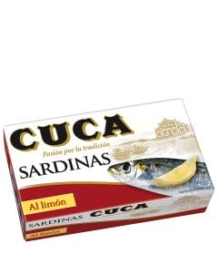Sardines in lemon sauce Cuca 85 g tin