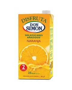 Orange nectar Don Simón Disfruta no added sugar 2 l carton