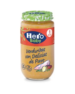Jar of vegetables with turkey Hero Baby 235 g