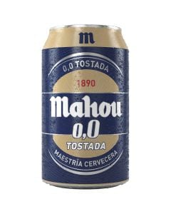 Alcohol-free beer Tostada 0,0 Mahou Sin 33 cl can