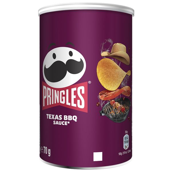 Pringles Chips Barbecue flavour 70 g canister