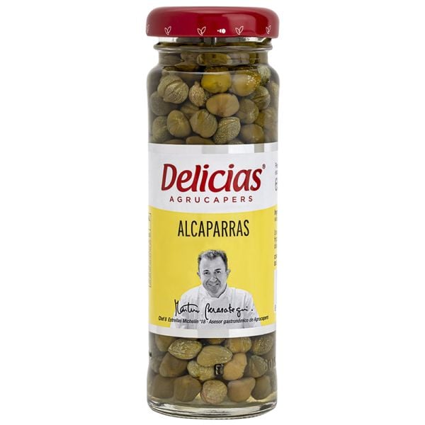 Delicias Capers in brine 100 g jar