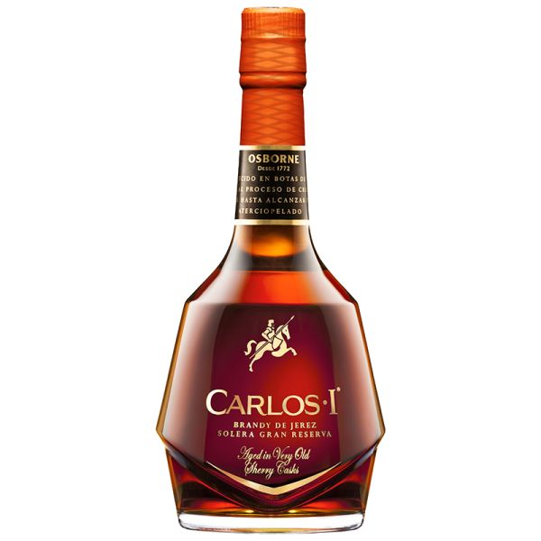 Carlos I Solera Gran Reserva giftbox brandy 1 litre