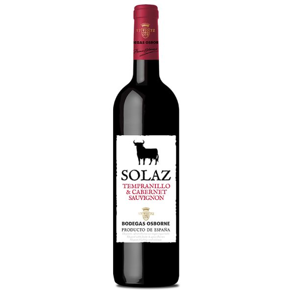 Solaz Tempranillo - Cabernet Sauvignon red wine 75 cl