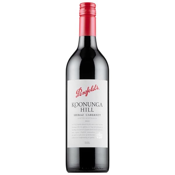 Penfolds Koonunga Hill Shiraz-Cabernet screw cap red wine 75 cl