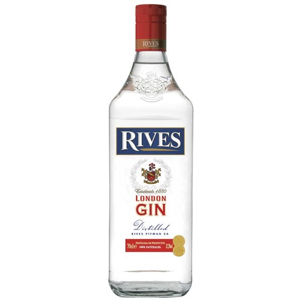 Rives London dry gin distilled gin 70 cl