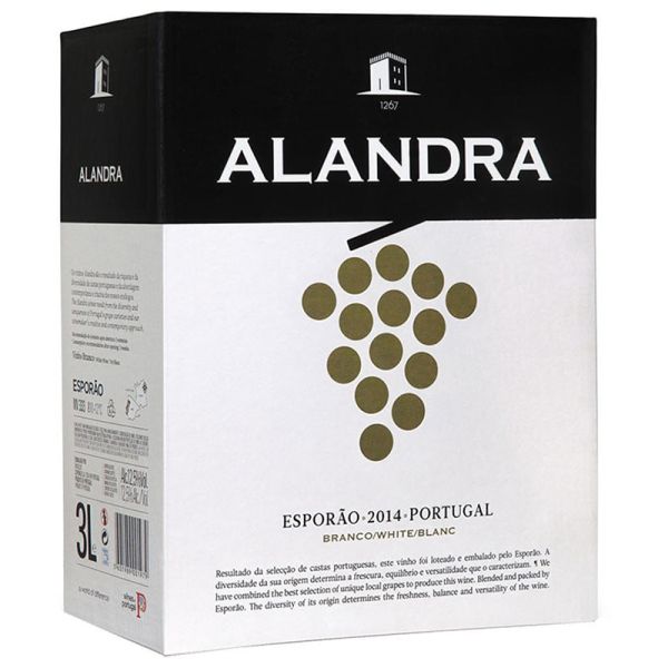 Alandra Bag-in-box white wine 3 litres