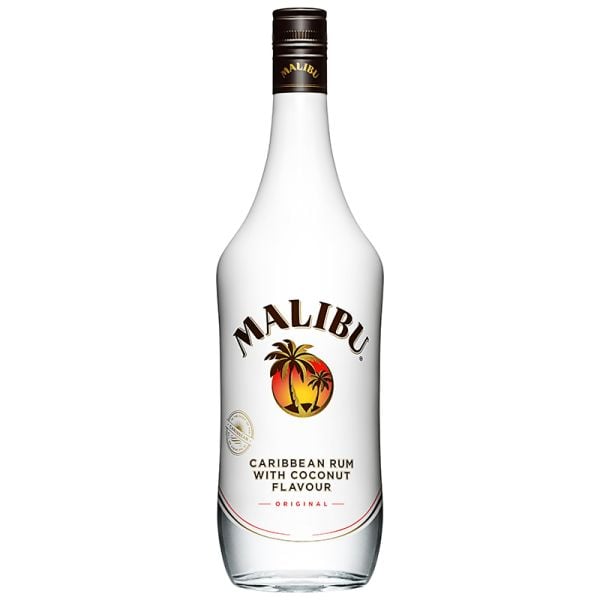 Malibu coconut flavoured rum 1 litre